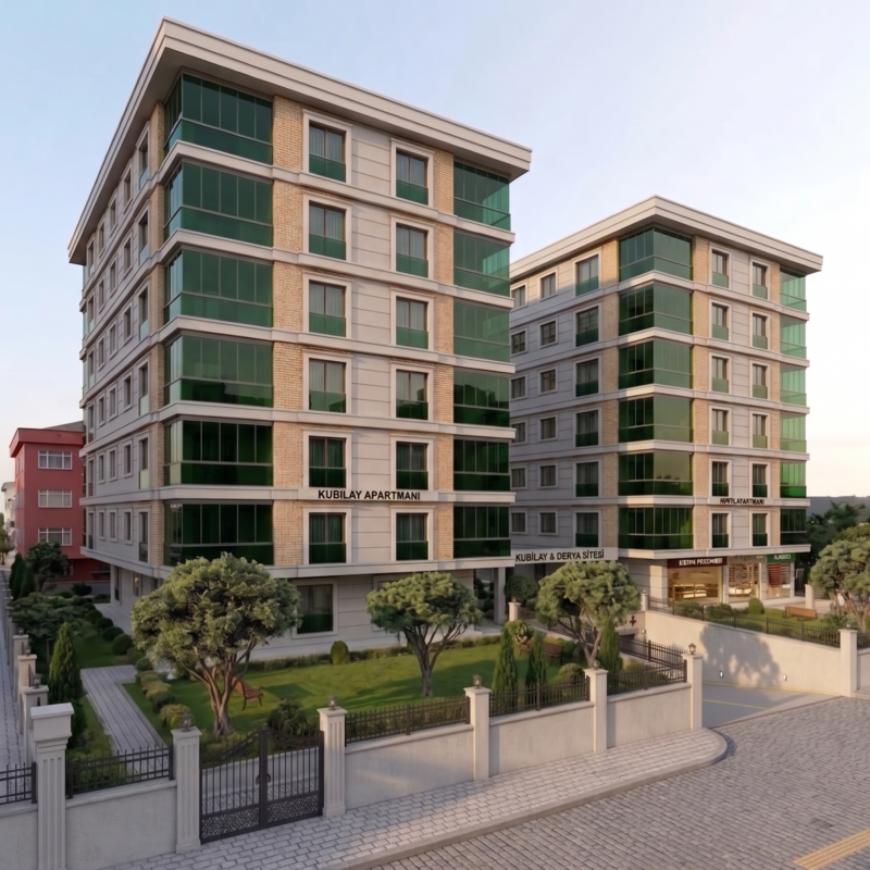 Kubilay Derya Sitesi Dış Cephe